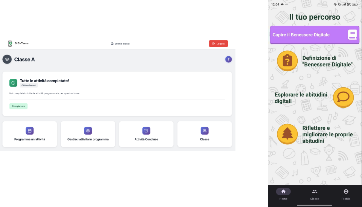 Engaging Teens in Digital Wellbeing through the DIGI-Teens apps